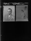 Re-photographs of unknown man and woman (2 Negatives) (October 11, 1962) [Sleeve 40, Folder d, Box 28]